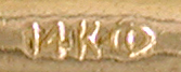 Acorn maker's mark. (J9252)
