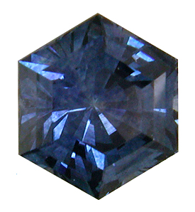 Hexagonal Montana sapphire. (CS8661)