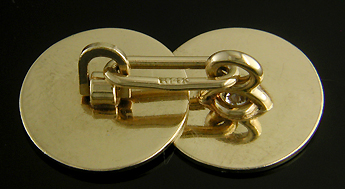 Elegant Art Deco diamond cufflinks. (J9076)