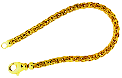 14kt gold Etruscan necklace and bracelet.