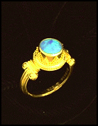 A fiery opal ring!