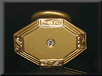 Elegant antique diamond cufflinks crafted in 14kt gold. (J6514)