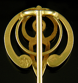 Art Nouveau insect stickpin. (J9237)