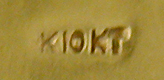 Close-up of maker's mark. (J9102)