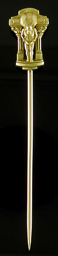Atlas stickpin. (J9475)