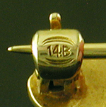 Close-up of Brassler maker's mark. (J9387)