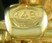 Close-up The Brassler Company maker's mark. (J9329)