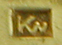 Close-up of maker's mark. (J9373)