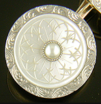 Carrington engraved mother-of-pearl dress set. (J9096)