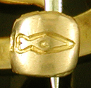 Close-up of Carter, Howe maker's mark. (J9384)