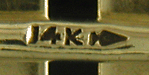 Close-up of Carter, Gough maker's mark. (J8806)