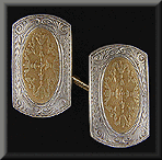 Edwardian gold and platinum cufflinks. (J5130)