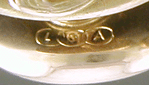 Close up of maker's mark of Link & Angell  & Co. (J8718)