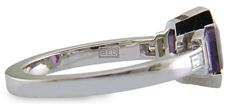 Close-up of Bijoux Extraordinaire's registered hallmark (BEL). (J7264)