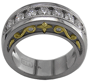 Custom wedding ring.