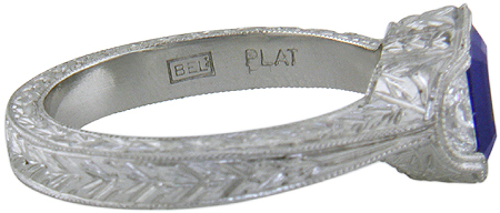 Close up of Bijoux Extraordinaire hallmark (BEL). (J7241)