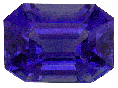 2.01 cts emerald cut Ceylon sapphire with a gorgeous blue color.