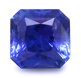 A rich blue Radiant-cut Sapphire. (CS8651)