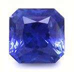A rich blue Radiant-cut Sapphire. (CS8651)