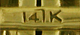 Close-up of Taylor and Company maker's mark. (J9171)
