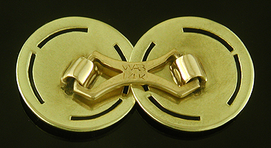 WAB eclectic Art Deco cufflinks. (CL9609)
