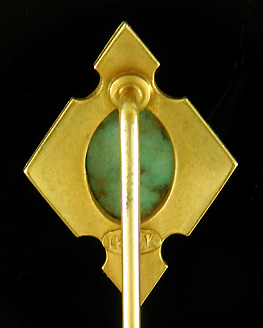 Hayden Wheeler turquoise stickpin. (J9195)