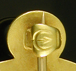 Close-up of Whiteide & Blank maker's mark. (J9325)