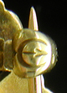 Close-up of Whiteside & Blank maker's mark. (J9051)