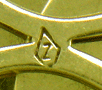 Close-up of Ziething maker's mark. (J8854)