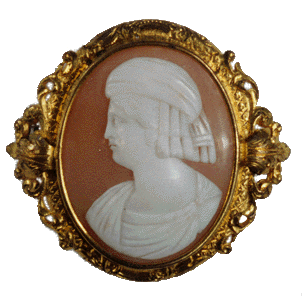 Cameo Brooch of Young Man