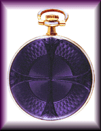 Edwardian enamel pendant watch.